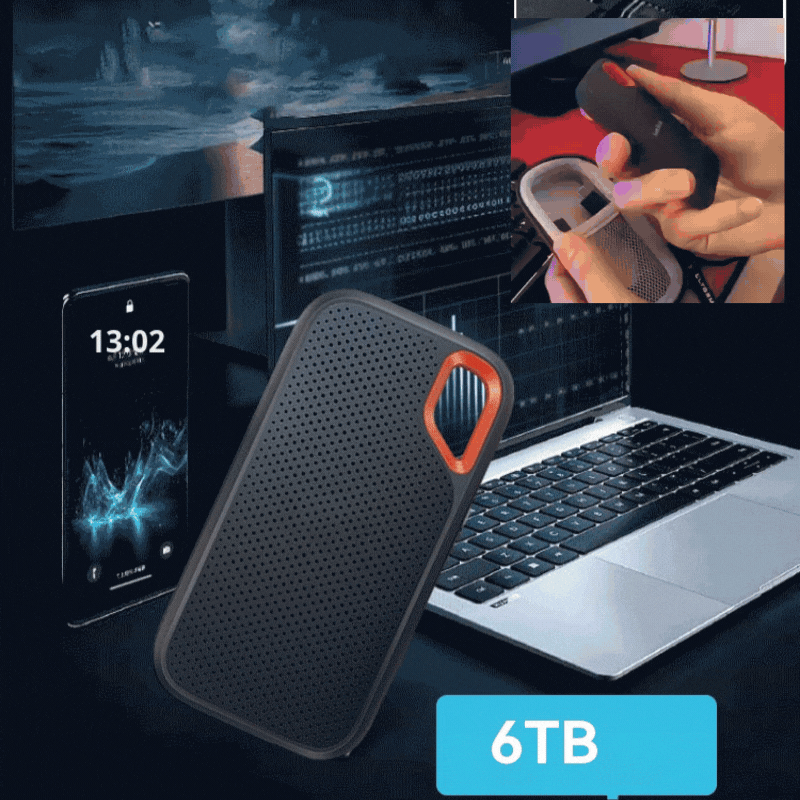 🔥【Último día con 50 % de descuento】🔥【64TB】Disco duro de estado sólido móvil de alta velocidad