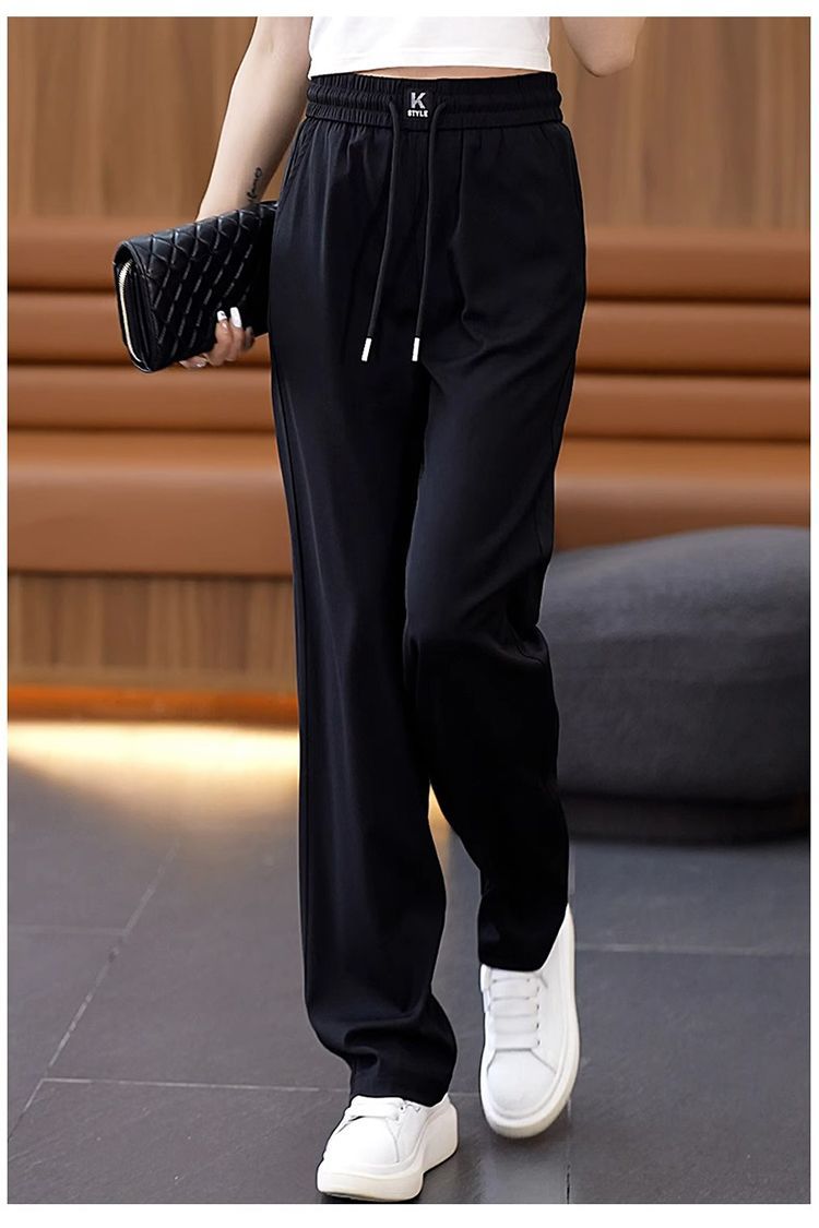 ❤️【S-3XL】 Džíny s vysokým pasem Ice Silk Slim Wide Leg_3994140