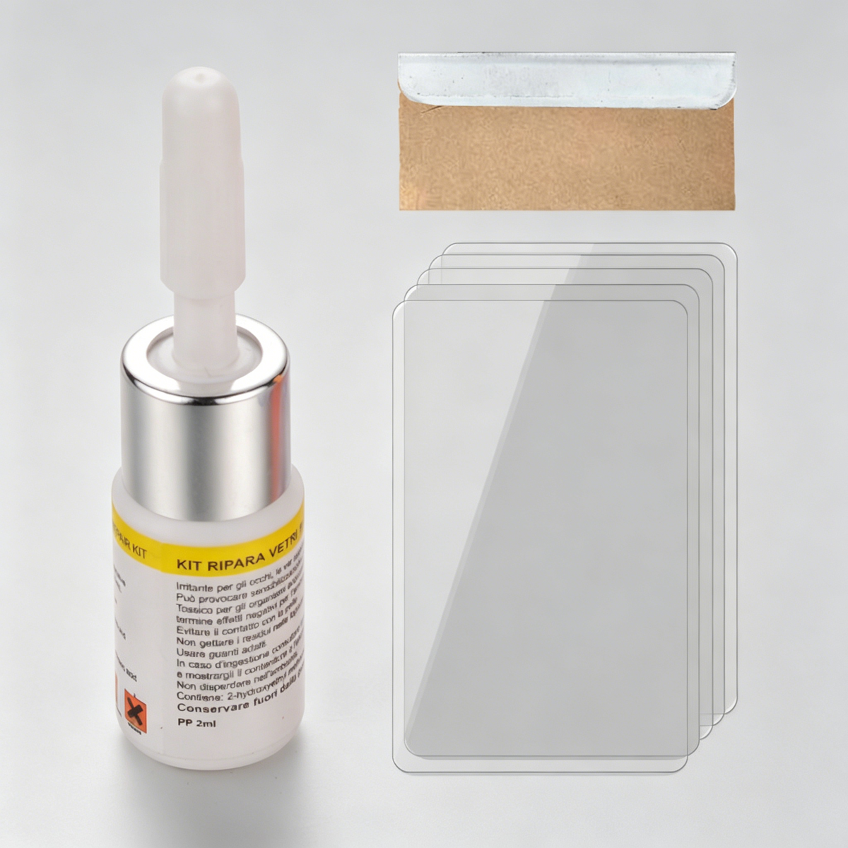 【Set de 3 piezas】🚗 Líquido reparador de grietas, adhesivo para eliminar arañazos y fisuras