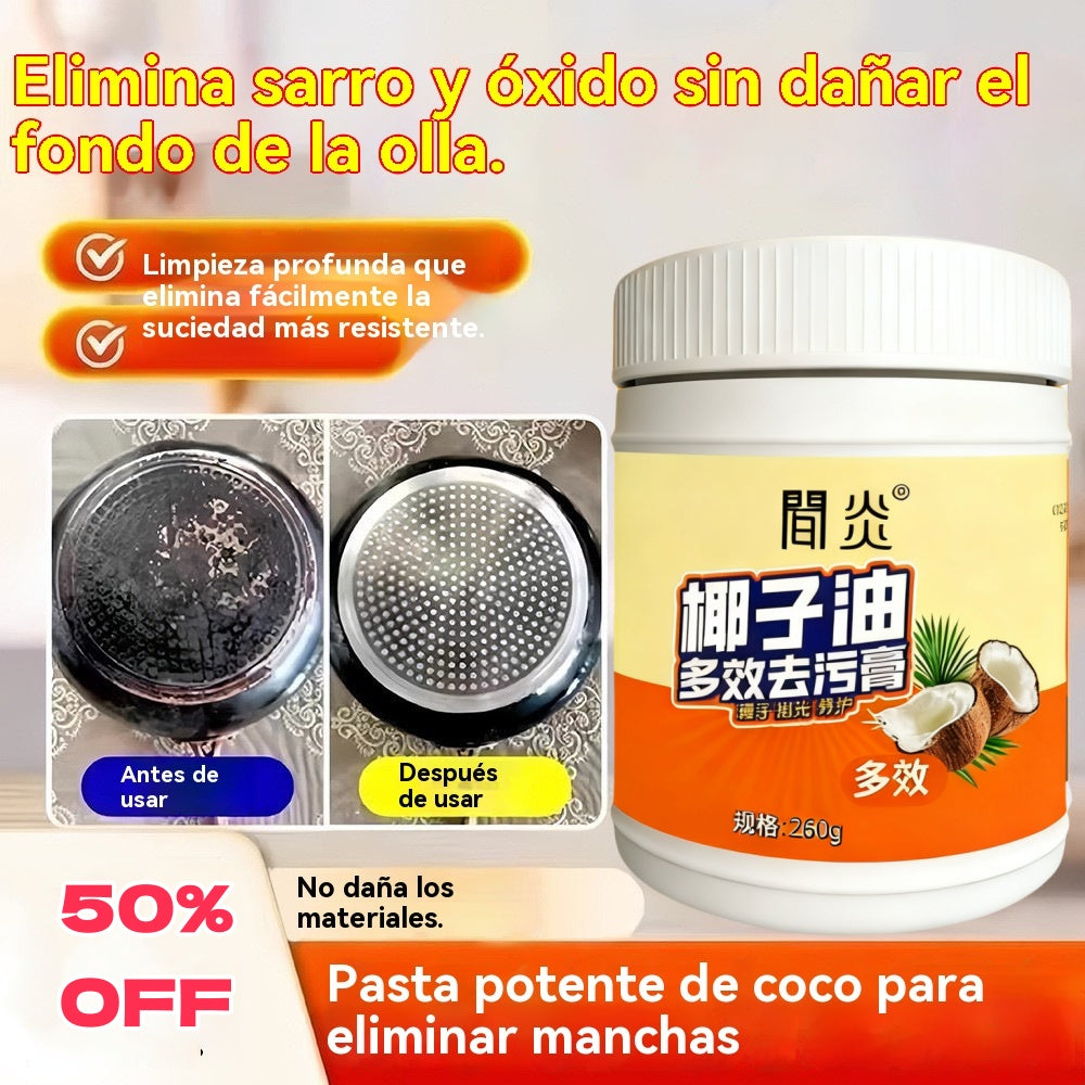 🔥【Compra 1 y llévate 1 gratis】Crema limpiadora doméstica multifuncional para limpiar aceite, óxido y sarro.