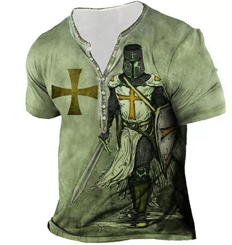 【S-4XL】 Pánská neformální košile s 3D potiskem_3717258