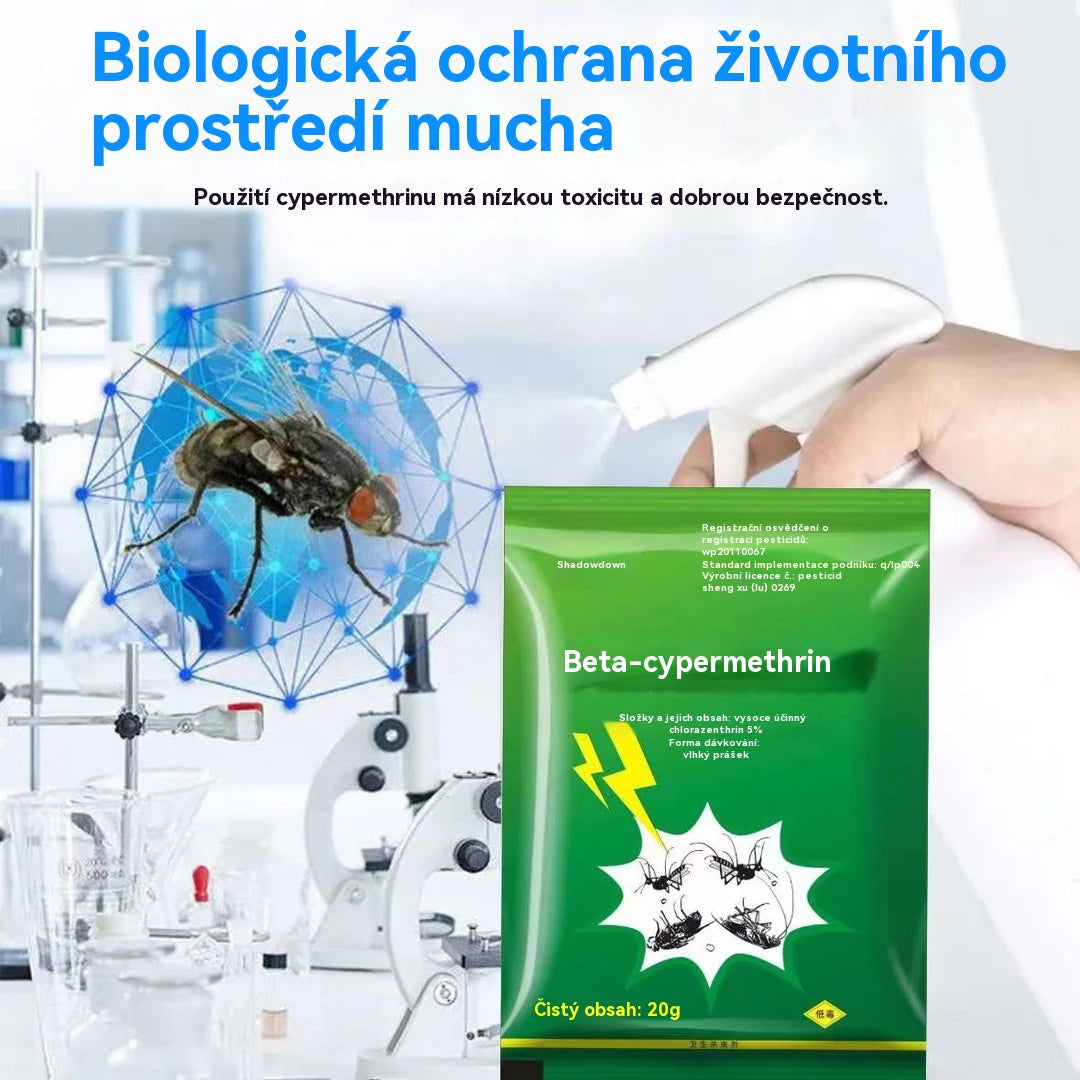 🦟【20 sáčků】❤️Speciálně navrženo k hubení komárů a much na farmách, jedno balení hubí blechy/kobylky/šváby/mouchy/komáry!
