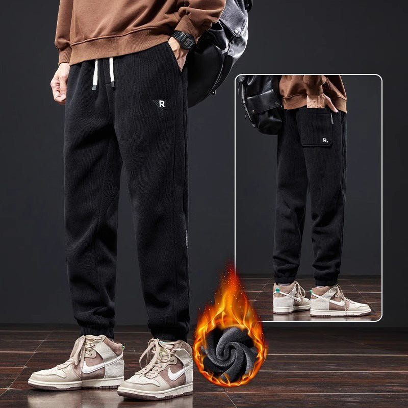 đ„ăPrecio especialăđ„ăTallas M-5XLăđ€Nuevos pantalones de invierno para hombre, forrados con polar y de pana gruesa, cĂĄlidos e informales._4212407