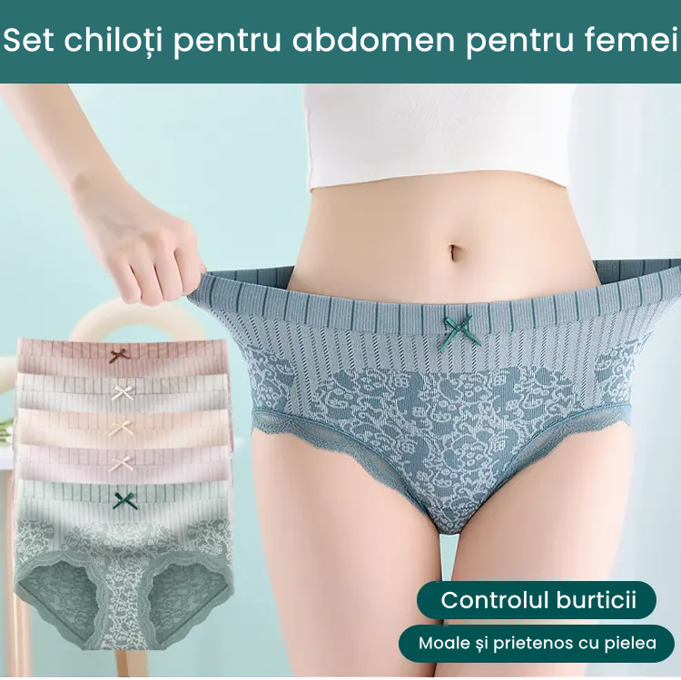 🔥【Kupte 4 a získejte 4 zdarma】🔥Dámské antibakteriální spodní prádlo s vysokým pasem, které odvádí vlhkost