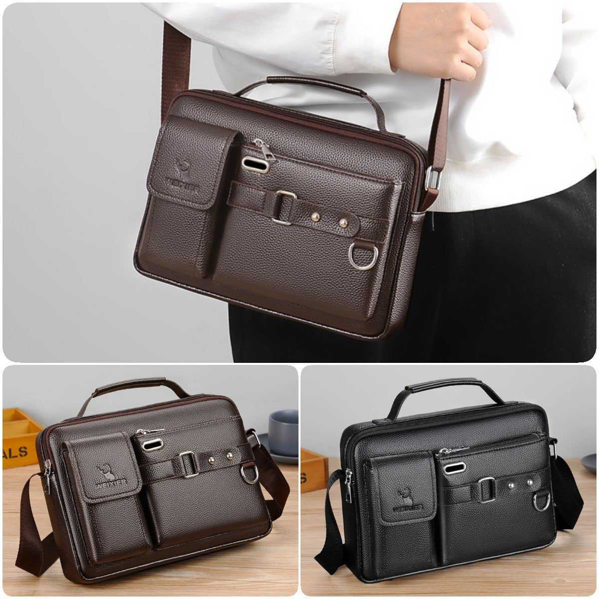 💼Pánská přenosná business crossbody kabelka