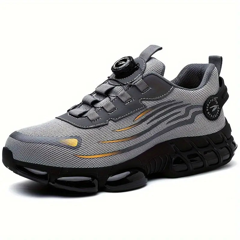 🥾🔥Botas de trabajo Knauf, adecuadas para uso diario, resistentes a impactos y perforaciones, con puntera de acero, zapatos de seguridad cómodos y antideslizantes.