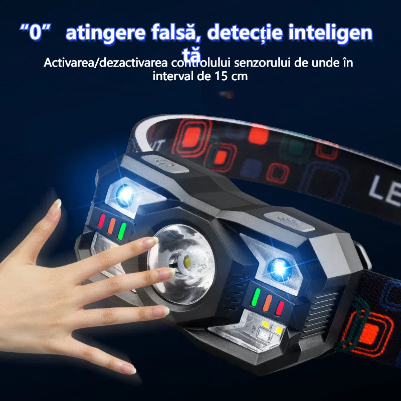 【45% OFF】💡🌟Inteligentní indukční maják s dlouhou výdrží baterie Venkovní noční rybářské světlo namontované na hlavě 3861284