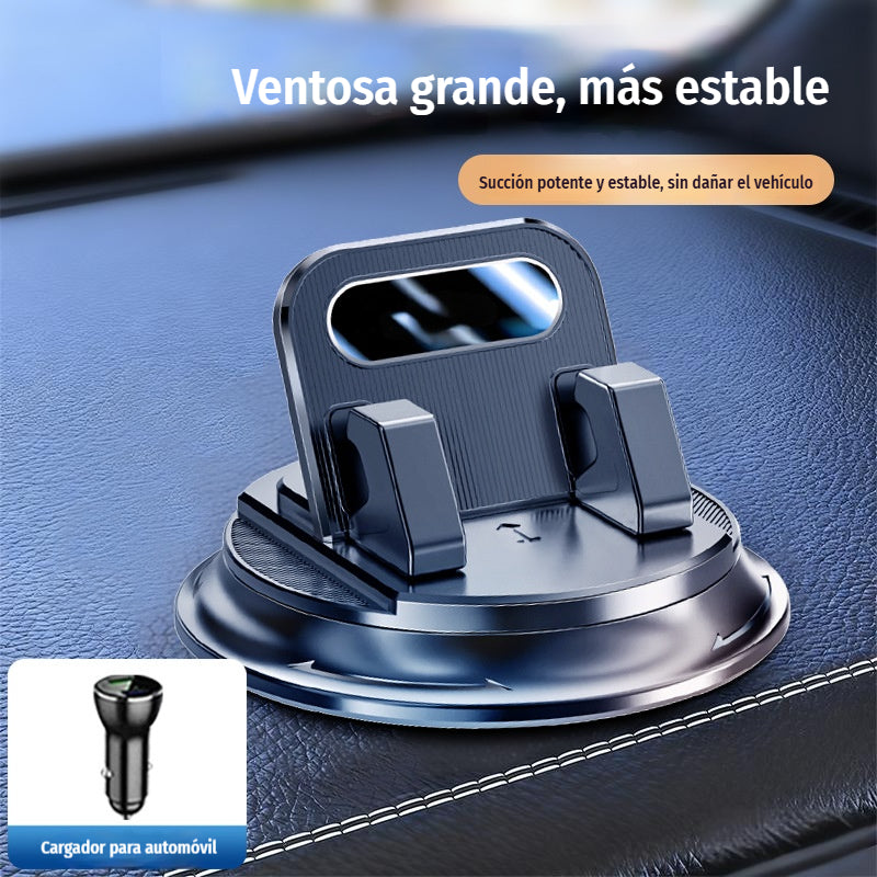 🎯 ¡50% DE DESCUENTO EN TODO! Soporte giratorio para teléfono – Montaje seguro en el salpicadero, goma de alto agarre 🧭🔄 【Calidad garantizada】