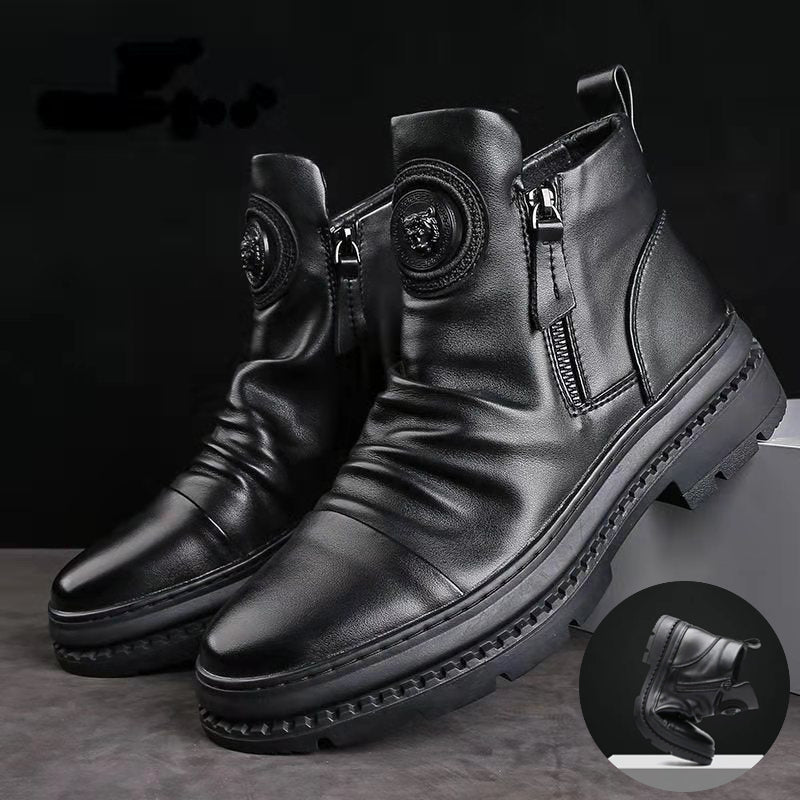 🔥🔥Jeden pár lze používat cca 3 roky⏳【39-44】 Nové pánské kožené boty, vysoce kvalitní hovězí kůže, handmade_3837902