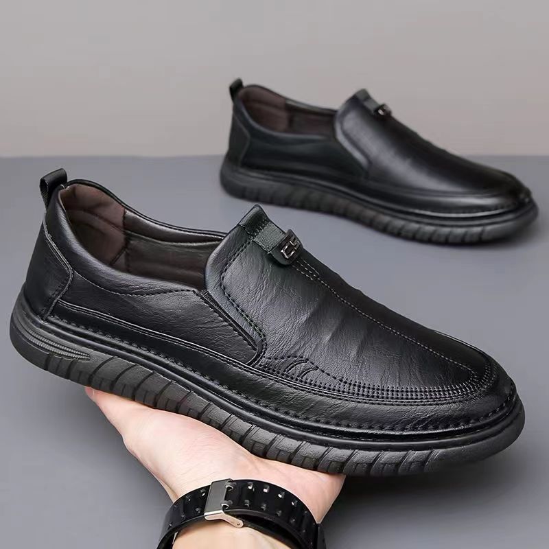 ❤️❤️【39-44】Zapatos casuales de piel, suela suave, antideslizantes