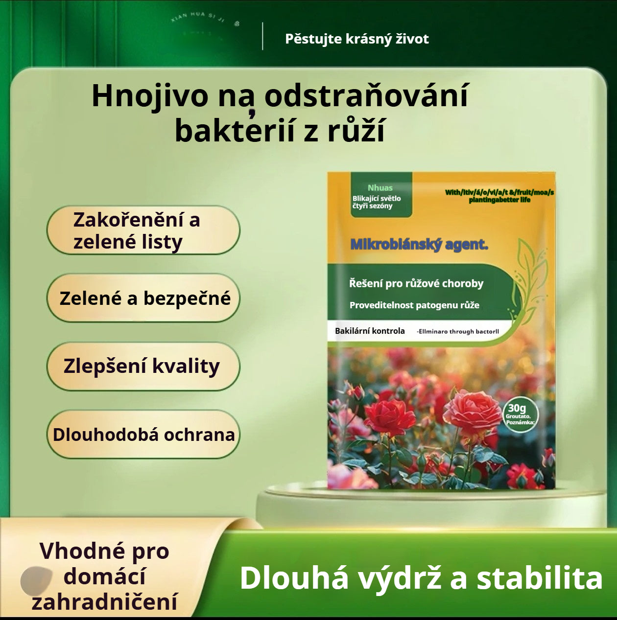 🌹🌹【20 sáčků】Speciální fungicid pro růže – účinně likviduje houbové choroby růží