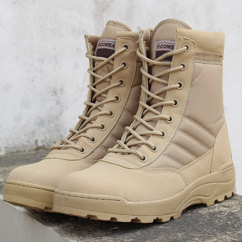 🔥👍【38-45】Botas tácticas de alta calidad para otoño e invierno para hombres y mujeres: impermeables, cálidas y resistentes al desgaste