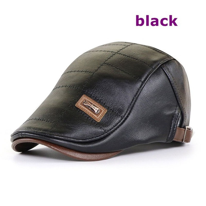 🧢🔥 Boina de cuero vintage de primera calidad