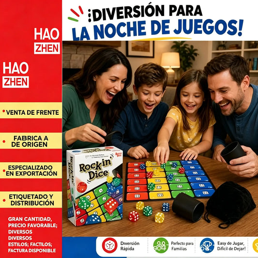 🎲👨👩👧👦Juego de mesa popular de dados Ligreto