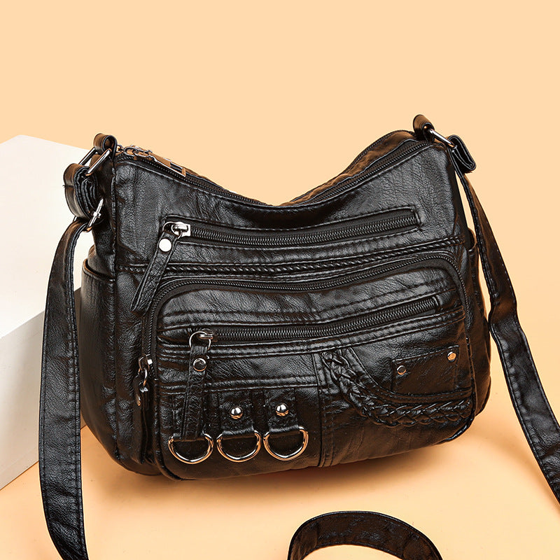 👜【Hot prodejní model】Nová dámská velkokapacitní taška přes rameno z měkké kůže_3905095