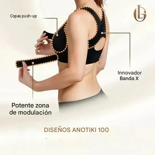 🎉¡ÚLTIMO DÍA DE OFERTA! - 60% DE DESCUENTO⚡ Sujetador sin aros con cierre frontal y espalda cruzada: corrige la postura y ofrece máxima sujeción y comodidad.