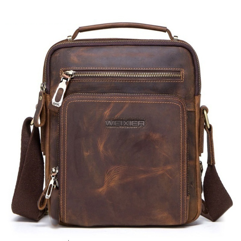 🎉👜【Nový produkt🔥】【Limitovaná edice】Pánská módní ležérní kabelka přes rameno z pravé kůže