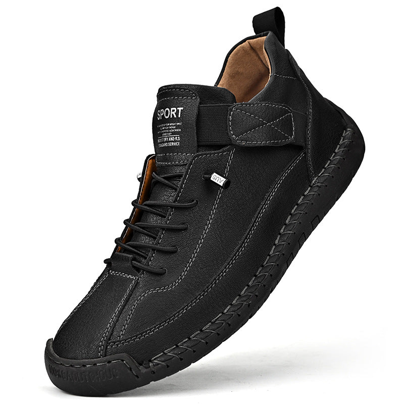 🔥【50% OFF】【38-48】Ležérní pánská obuv pro volný čas, pracovní obuv, outdoorová obuv, šitá obuv -3910742