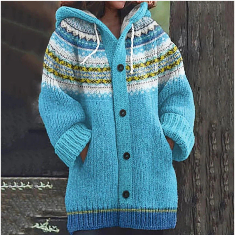 🔥 Ostatni dzień – 50% zniżki 🔥【S–5XL】✨ Nowy kolorowy sweter z kapturem na jesień i zimę