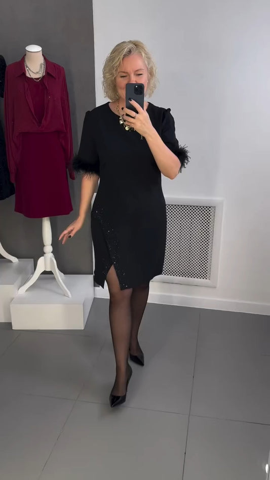 💖【S-5XL】💖Wysokiej jakości stylowa sukienka w nowym stylu na jesień i zimę_4194105