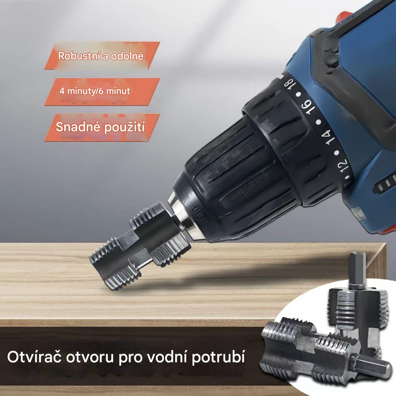 🛠️【Nástroje na otevírání vnitřního drátu na vodovodní potrubí a sada nástrojů na otevírání vnějších drátů】 4 body 6bodové vodní potrubí PPR plast PVC