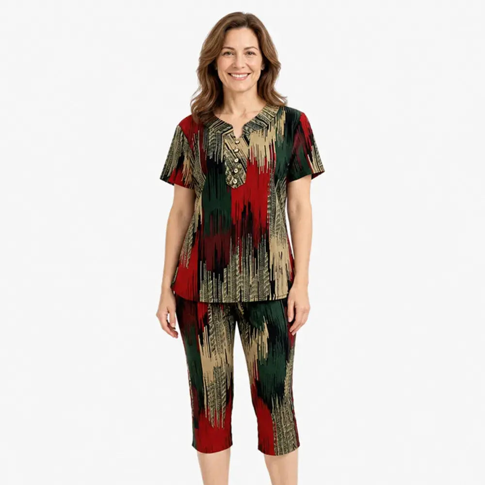 【Camisa + Pantalón】🔥Compra uno y llévate otro gratis🔥 Conjunto ligero para mujer