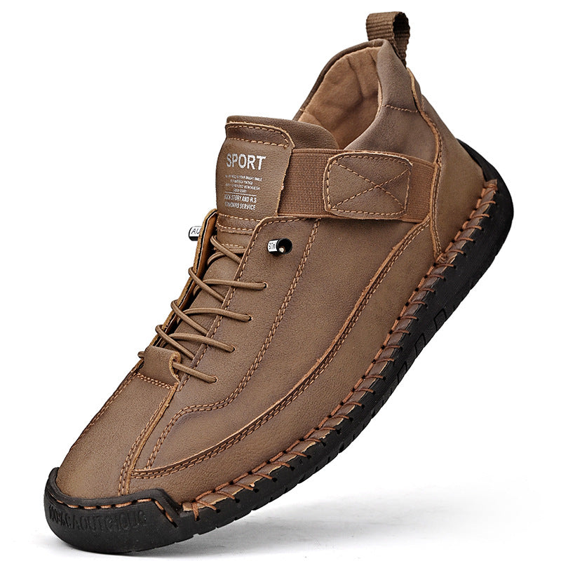 🔥【50% OFF】【38-48】Ležérní pánská obuv pro volný čas, pracovní obuv, outdoorová obuv, šitá obuv -3910742