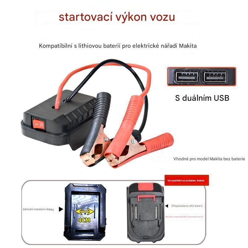 đđ§°MultifunkÄnĂ pĆevodnĂk skokovĂ©ho startu autobaterieă(Dual USB Interface)ă