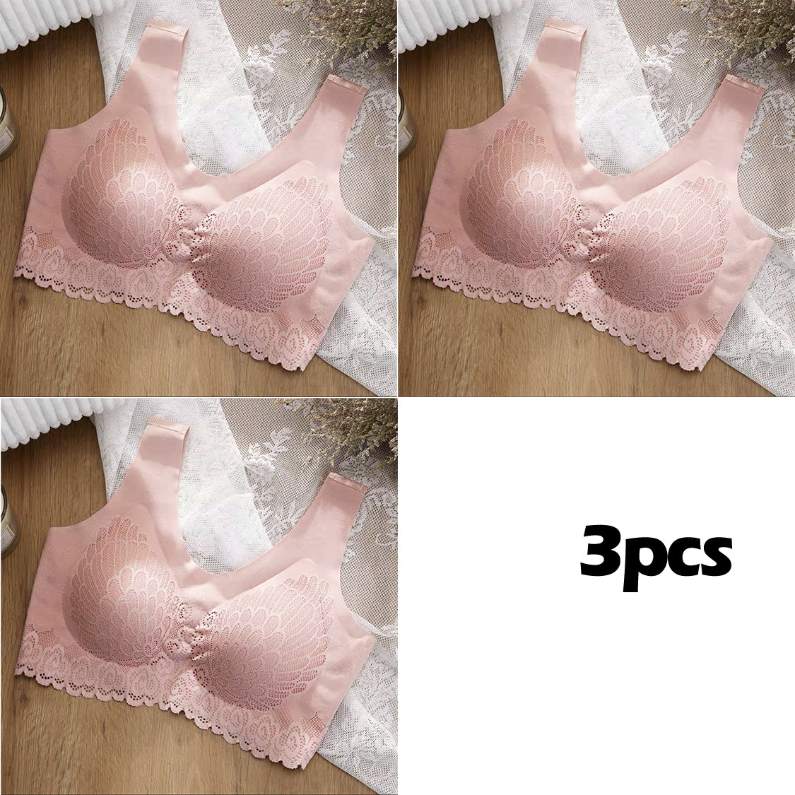 🔥🔥(49% sleva)👙【Kupte 3 a získejte 3 zdarma】Nová a vylepšená pohodlná krajková podprsenka větší velikosti