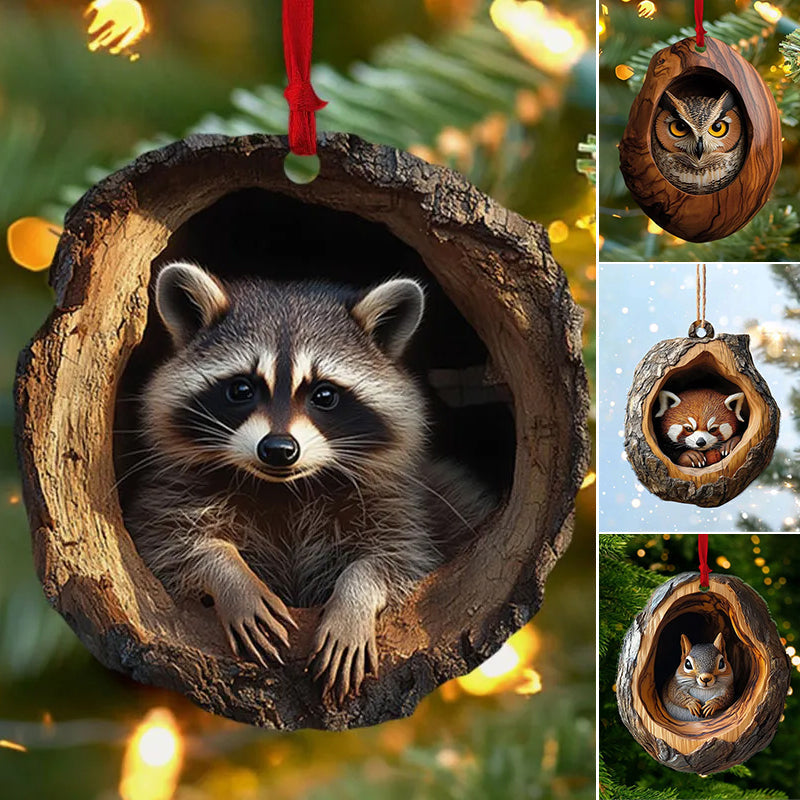 🎄【10 PCS】Critter decoración del árbol de Navidad. Decoración colgante para animales pequeños.