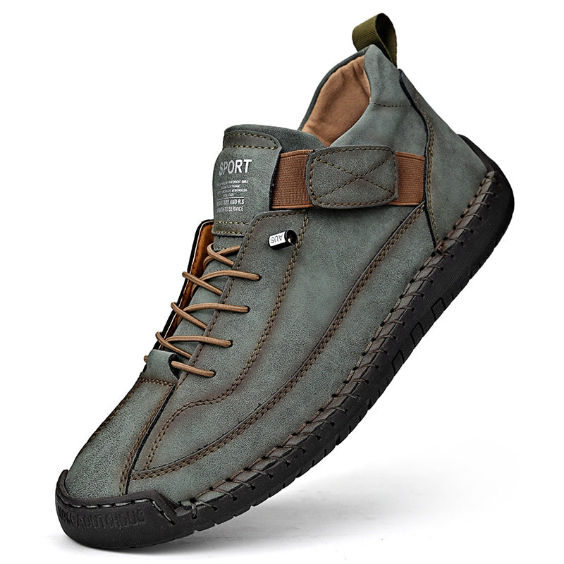 🔥【50% OFF】【38-48】Ležérní pánská obuv pro volný čas, pracovní obuv, outdoorová obuv, šitá obuv -3910742