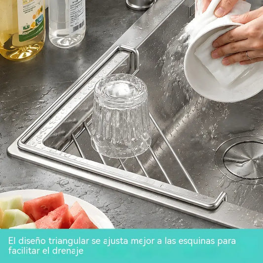 🔥【Compra 1 y llévate 1 gratis】Escurridor de fregadero que ahorra espacio