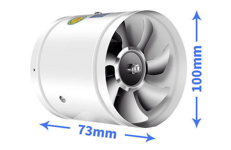💨🍲🥩 Extractor de aire potente y silencioso para cocina y baño — motor de cobre duradero