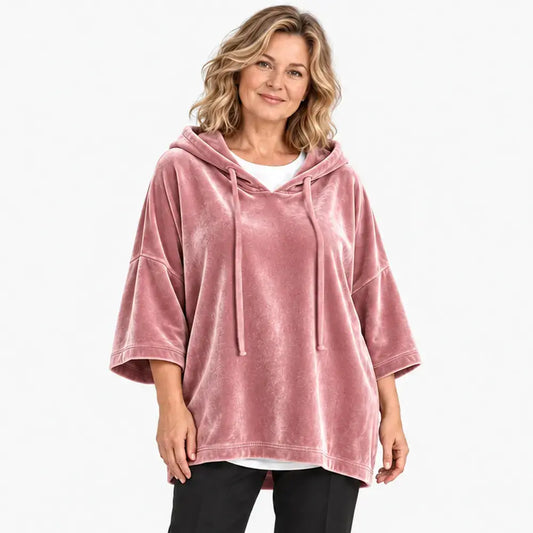 【S-5XL】Sudadera con capucha y corte holgado con bajo acanalado – Otoño/Invierno 2026