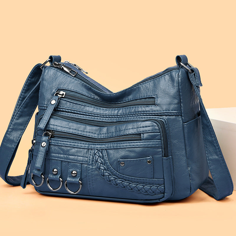 👜【Hot prodejní model】Nová dámská velkokapacitní taška přes rameno z měkké kůže_3905095