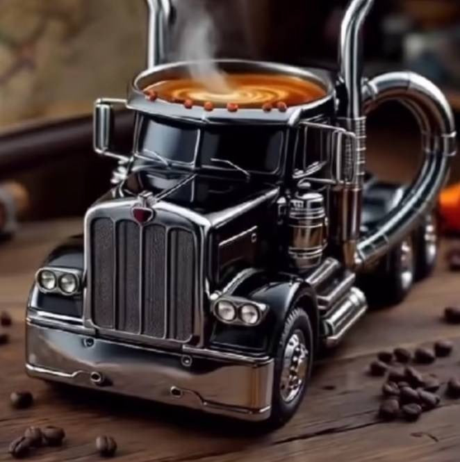🚛【Žhavý výprodej letošního roku】Ručně vyráběné hrnky na kávu pro kamiony_4066668