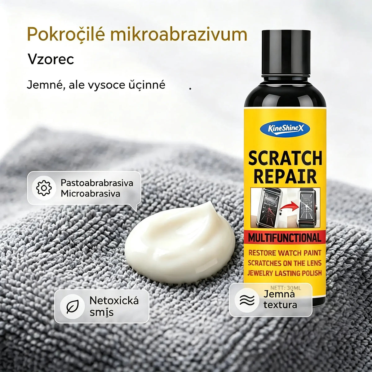 ✨Kupte jeden, druhý dostanete zdarma🛡️Multifunkční lešticí pasta pro opravu škrábanců