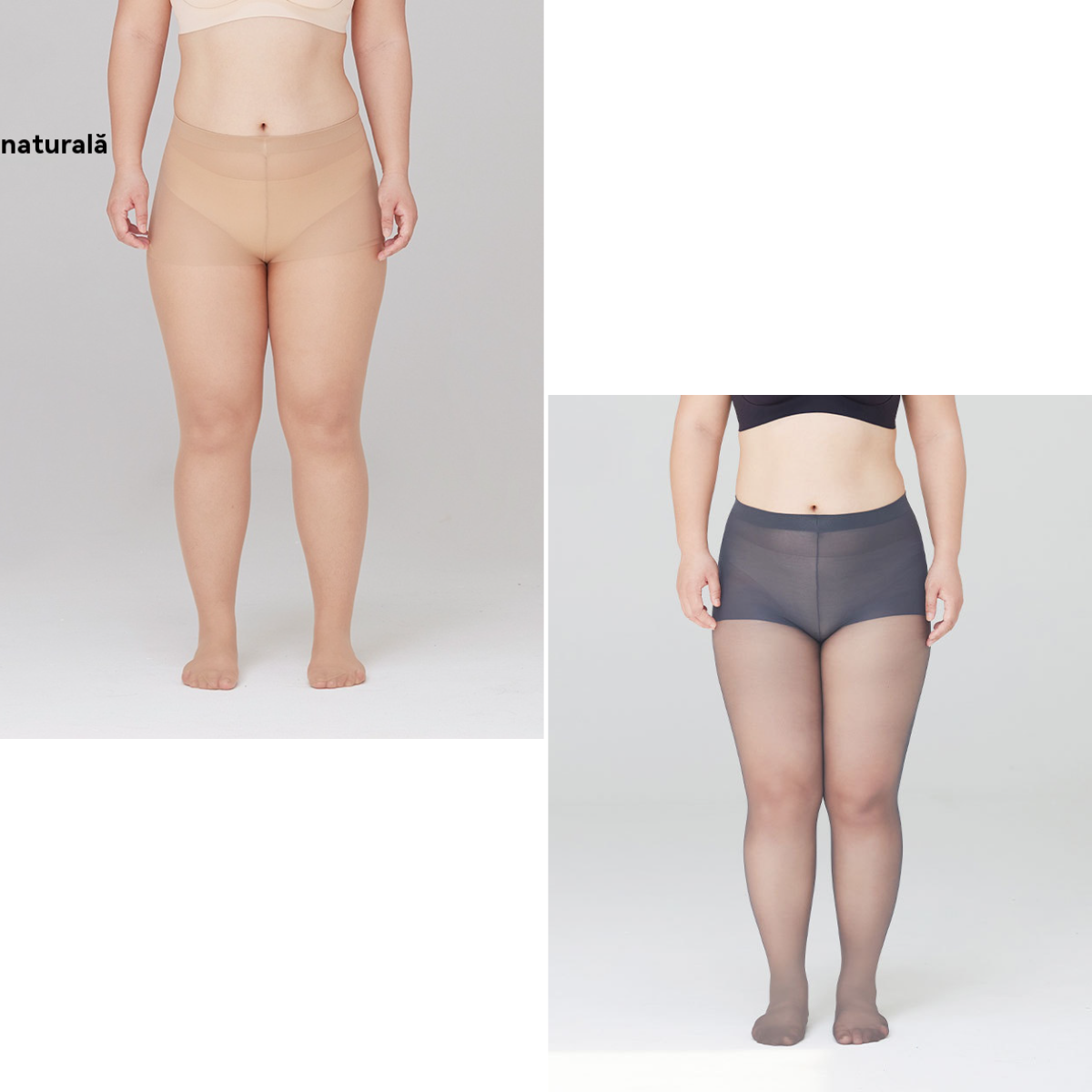 ✨✨【40-150 kg】Dámské letní vysoce elastické punčochy, nepadají nohy, šedé hedvábí zkrášlující pokožku