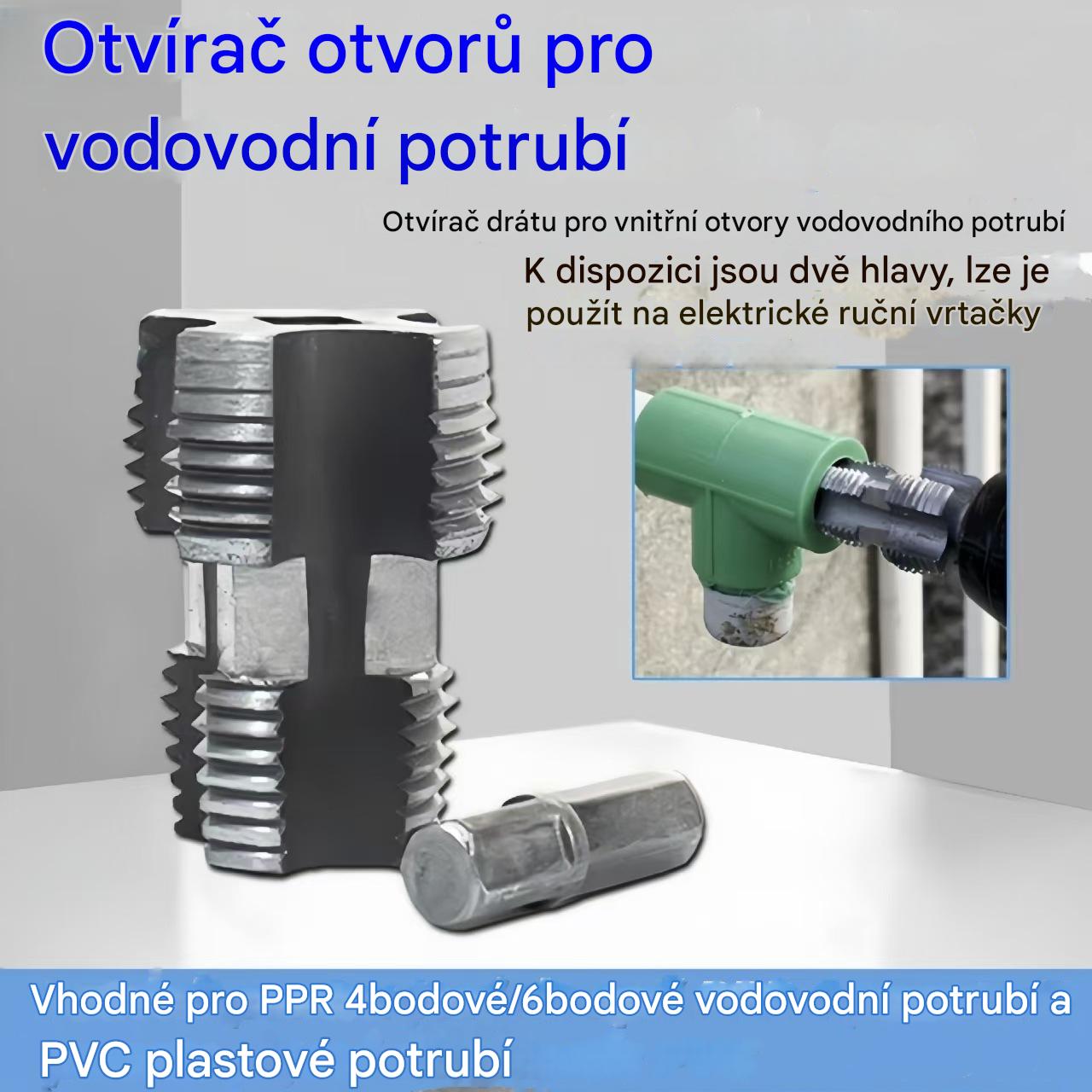 🛠️【Nástroje na otevírání vnitřního drátu na vodovodní potrubí a sada nástrojů na otevírání vnějších drátů】 4 body 6bodové vodní potrubí PPR plast PVC