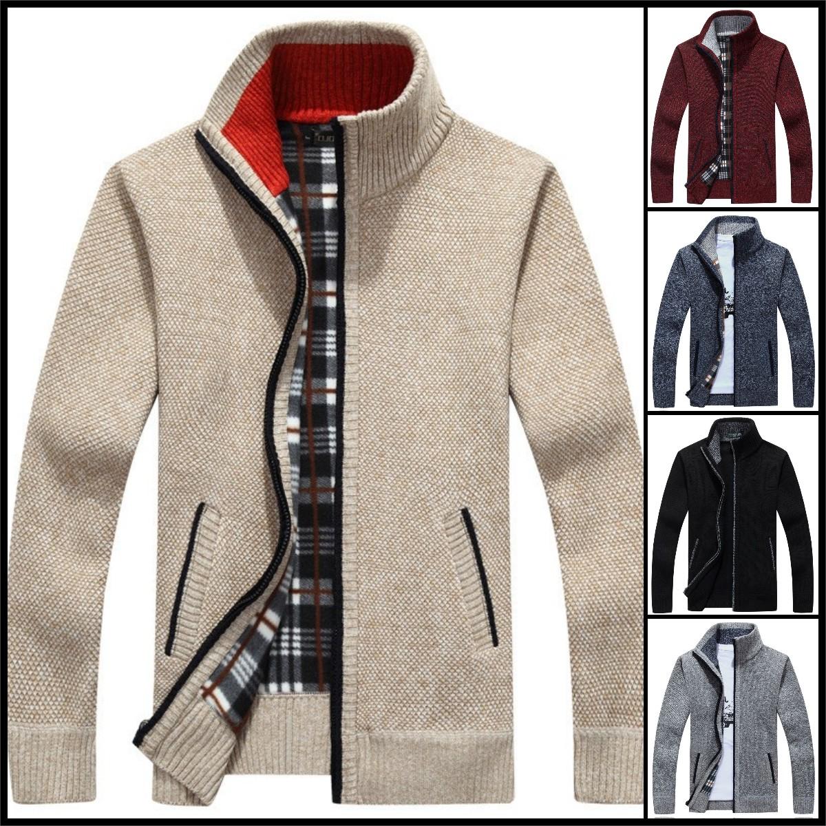 👔【M-3XL】 Velký pánský svetr s volným zipem 2024