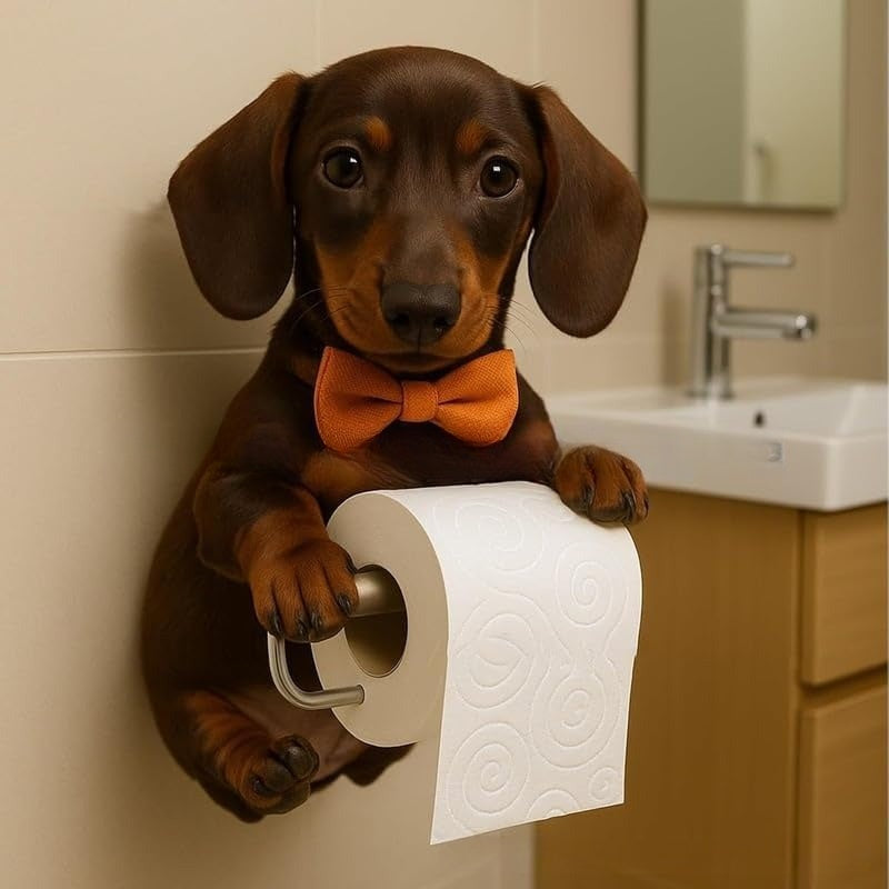 🐕🐕Aranyos kiskutya témájú WC-papírtartó_4190491