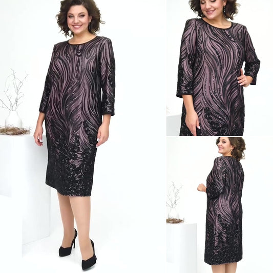 💖💖【S-5XL】Nové a elegantní vysoce kvalitní šifonové šaty