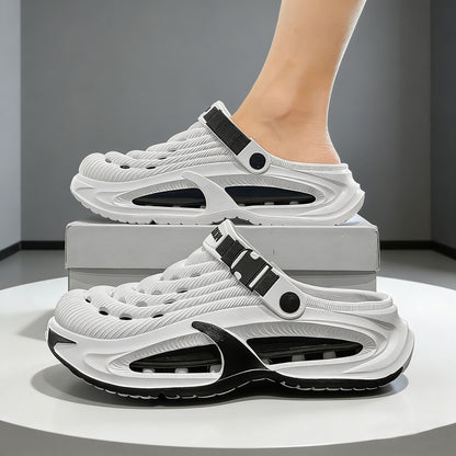 👟50% DE DESCUENTO🌬️Sandalias multiusos 2 en 1 para hombre: suela gruesa de EVA, antideslizante y extremadamente ligeras y transpirables🏃‍♂️