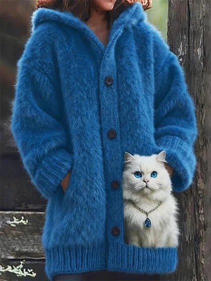 【S-5XL】 Imádnivaló plüss kabát kapucnival és polár béléssel.4197501