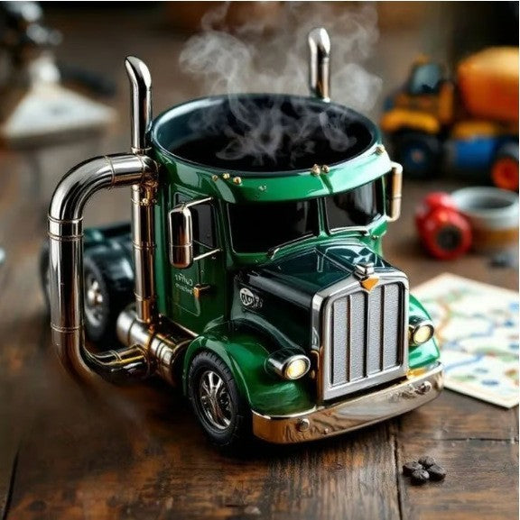 【50% de descuento】🚛 Tazas de café artesanales para semirremolques
