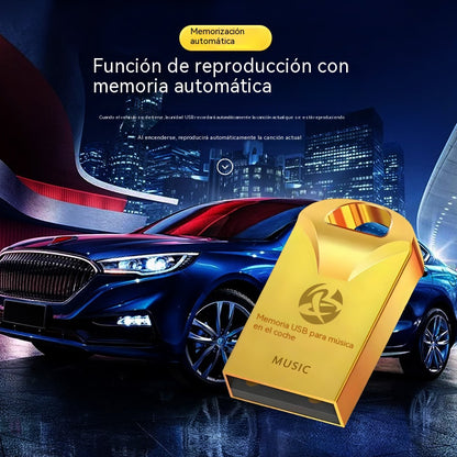 🔥🔥【32 GB】Memoria USB universal de alta calidad para música en coches【2500 canciones populares + 100 vídeos】4304095