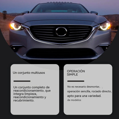🚗💡Kit de reparación de faros para coches antiguos: restaura la claridad y mejora la visibilidad nocturna.