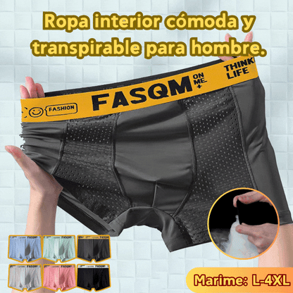 ⏰⏰【6 db】Férfi jégselyem lélegző hálós boxeralsó_4292535