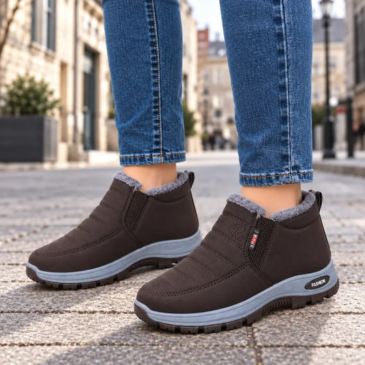 🔥【35–48】Botas de invierno unisex con forro de piel: cálidas, cómodas y antideslizantes, ideales para los días fríos.