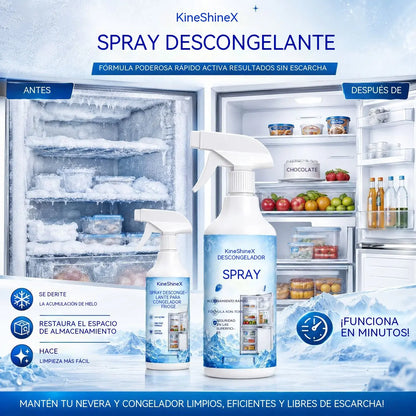 🔥【Compre 1 y obtenga 1 gratis】❄️ Nuevo spray descongelante 2026 🧡 Elimina rápidamente el hielo del congelador